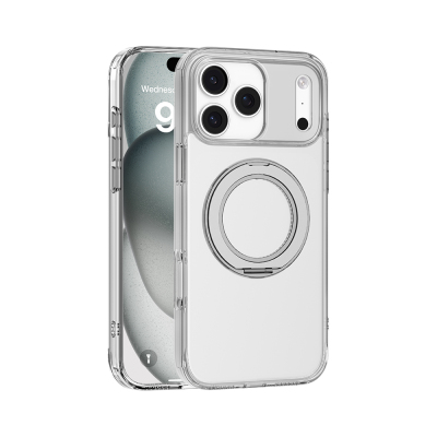 Apple iPhone 17 Pro Kılıf M-safe Şarj Özellikli Standlı Airbag Tasarımlı Mutural Fresh Serisi Kapak - Mutural