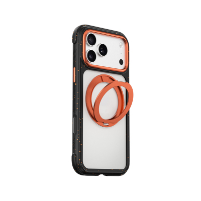 Apple iPhone 17 Pro Kılıf M-safe Şarj Özellikli Wiwu AA-203 AeroArmor Ultra Serisi Airbag Tasarımlı Standlı Kapak - Wiwu