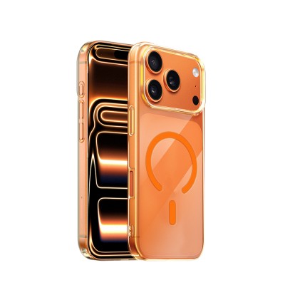 Apple iPhone 17 Pro Kılıf M-safe Şarj Özellikli Wiwu YXK-207 Invisible Pro Sert PC Kapak - 6