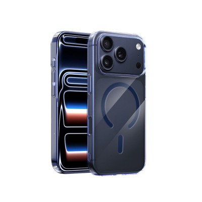 Apple iPhone 17 Pro Kılıf M-safe Şarj Özellikli Wiwu YXK-207 Invisible Pro Sert PC Kapak - 7