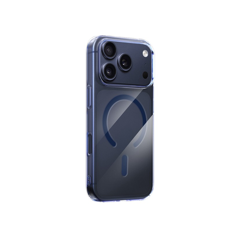 Apple iPhone 17 Pro Kılıf M-safe Şarj Özellikli Wiwu YXK-207 Invisible Pro Sert PC Kapak - 5