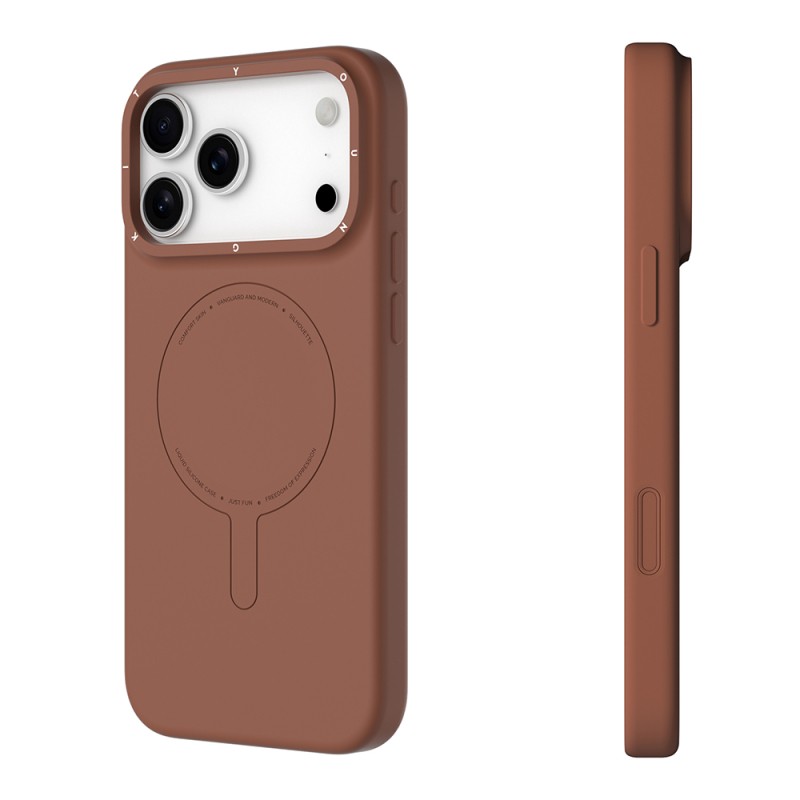 Apple iPhone 17 Pro Kılıf M-Safe Şarj Özellikli Youngkit Morandi Serisi Kapak - 17