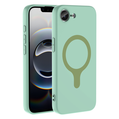 Apple iPhone 17 Pro Kılıf M-Safe Şarj Özellikli Zore Aris Silikon Kapak - Zore