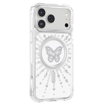 Apple iPhone 17 Pro Kılıf M-Safe Şarj Özellikli Zore Paris Mova Sert PC Kapak - 3