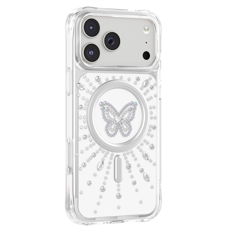 Apple iPhone 17 Pro Kılıf M-Safe Şarj Özellikli Zore Paris Mova Sert PC Kapak - 3