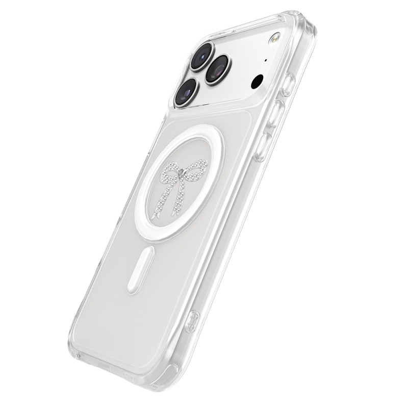 Apple iPhone 17 Pro Kılıf M-Safe Şarj Özellikli Zore Paris Mova Sert PC Kapak - 12