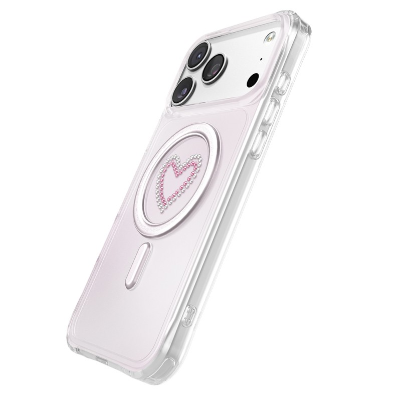 Apple iPhone 17 Pro Kılıf M-Safe Şarj Özellikli Zore Paris Mova Sert PC Kapak - 19