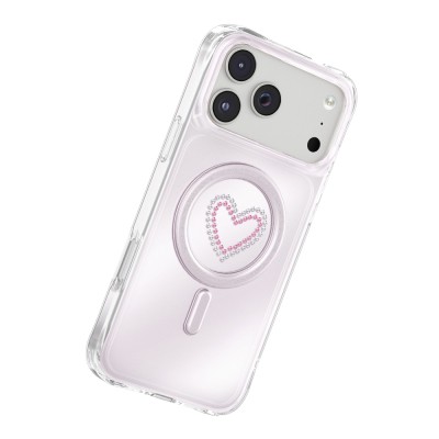 Apple iPhone 17 Pro Kılıf M-Safe Şarj Özellikli Zore Paris Mova Sert PC Kapak - 20