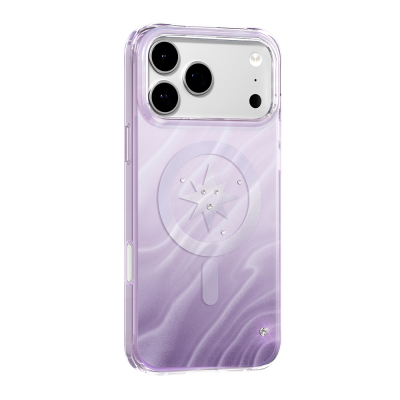 Apple iPhone 17 Pro Kılıf M-Safe Şarj Özellikli Zore Paris Rovix Sert PC Kapak - Zore Paris