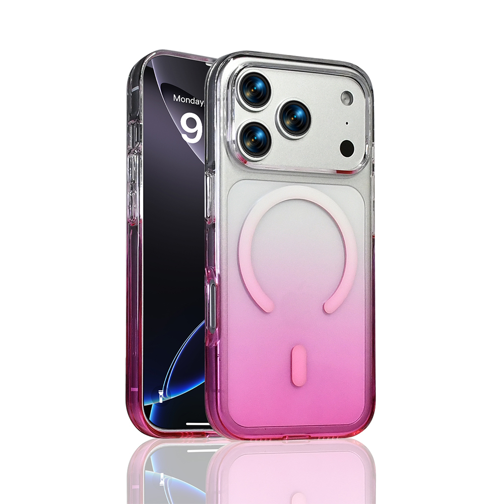 iPhone 17 Pro Kılıf M-Safe Şarj Özellikli Zore Septik Silikon Kapak - Mor