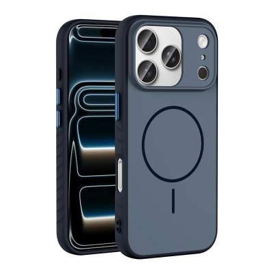 Apple iPhone 17 Pro Kılıf M-safe Şarj Özellikli Zore Tea Kapak - Zore