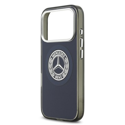 Apple iPhone 17 Pro Kılıf Mercedes Benz Orjinal Lisanslı M-safe Şarj Özellikli Çift Katmanlı PC Nostaljik Yıldız Dizayn Kapak - 28