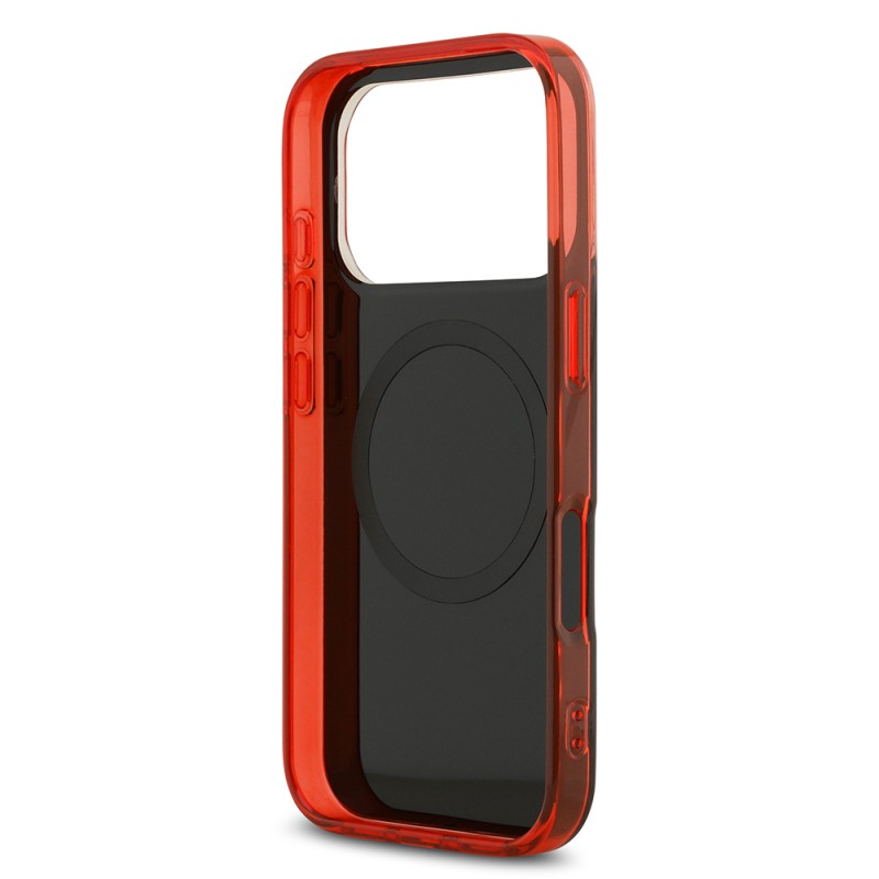 Apple iPhone 17 Pro Kılıf Redbull Orjinal Lisanslı M-safe Şarj Özellikli Çift Katmanlı Çizgi Desenli Sert PC MV Kapak - 8