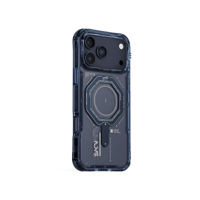 Apple iPhone 17 Pro Kılıf SkinArma M-safe Şarj Özellikli Airbag Tasarımlı Magma Kapak - 7