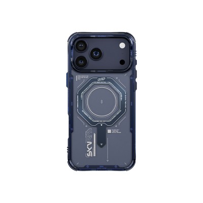 Apple iPhone 17 Pro Kılıf SkinArma M-safe Şarj Özellikli Airbag Tasarımlı Magma Kapak - 4
