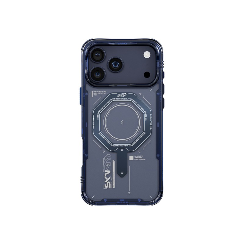 Apple iPhone 17 Pro Kılıf SkinArma M-safe Şarj Özellikli Airbag Tasarımlı Magma Kapak - 4