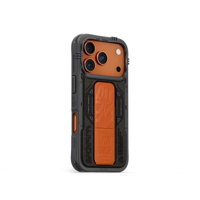 Apple iPhone 17 Pro Kılıf SkinArma M-safe Şarj Özellikli Airbag Tasarımlı Standlı Phantom Kapak - 3