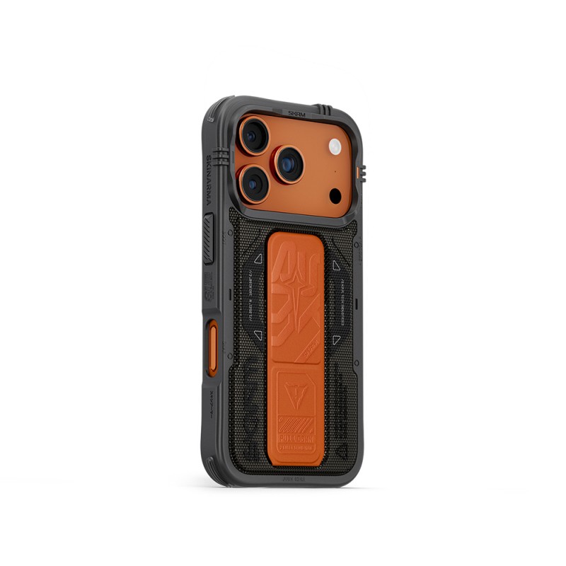 Apple iPhone 17 Pro Kılıf SkinArma M-safe Şarj Özellikli Airbag Tasarımlı Standlı Phantom Kapak - 3