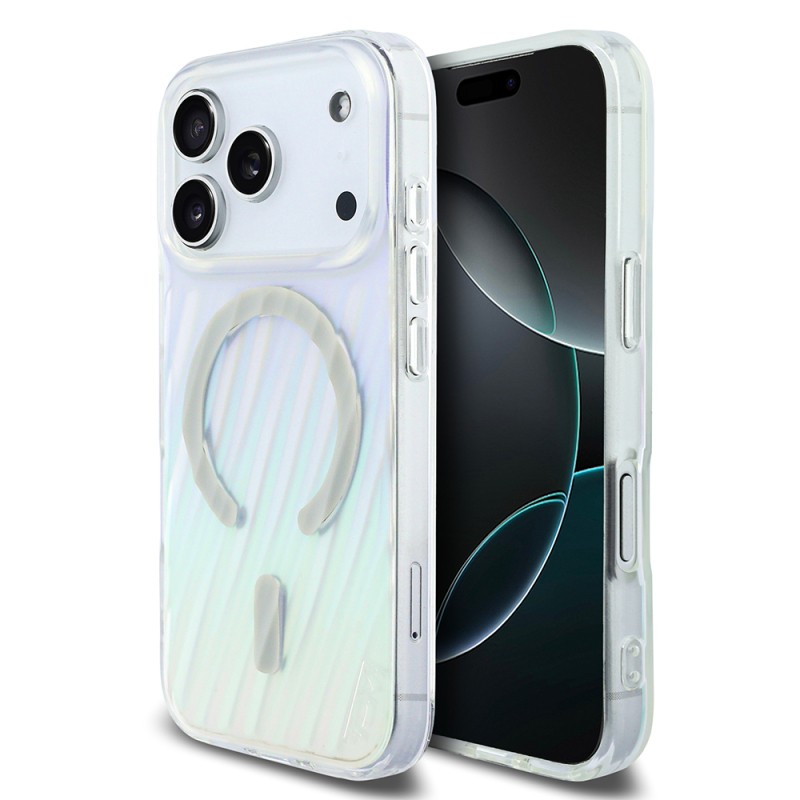 Apple iPhone 17 Pro Kılıf TUMI Orjinal Lisanslı M-safe Şarj Özellikli Transparan Kapak - 4
