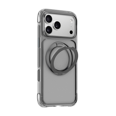 Apple iPhone 17 Pro Kılıf Wiwu AG-203 AeroGuard Ultra Serisi M-safe Şarj Özellikli Airbag Tasarımlı Standlı Kapak - Wiwu