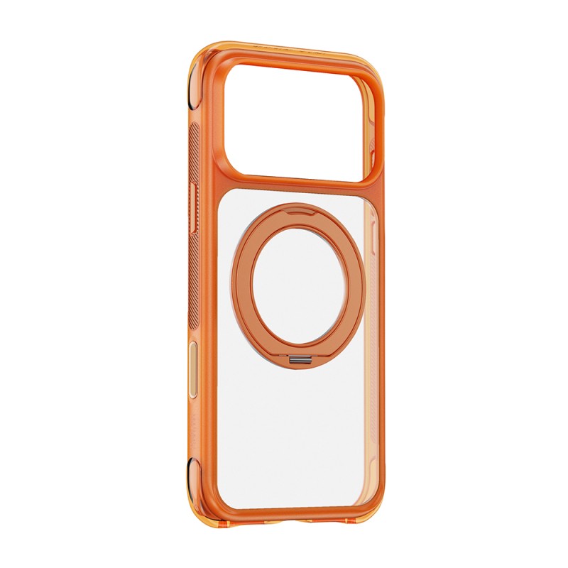 Apple iPhone 17 Pro Kılıf Wiwu AG-203 AeroGuard Ultra Serisi M-safe Şarj Özellikli Airbag Tasarımlı Standlı Kapak - 30