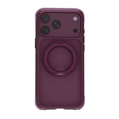 Apple iPhone 17 Pro Kılıf Wiwu AG-203 AeroGuard Ultra Serisi M-safe Şarj Özellikli Airbag Tasarımlı Standlı Kapak - 25