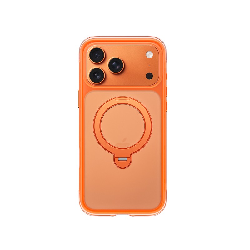 Apple iPhone 17 Pro Kılıf Wiwu AS-203 AeroShield Ultra Serisi M-safe Şarj Özellikli Airbag Tasarımlı Standlı Kapak - 14
