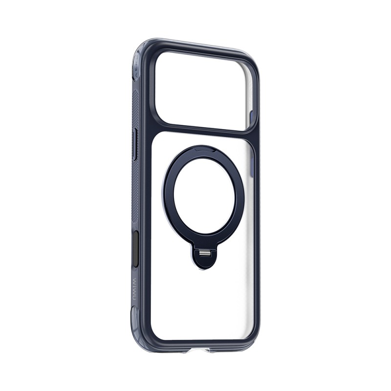 Apple iPhone 17 Pro Kılıf Wiwu AS-203 AeroShield Ultra Serisi M-safe Şarj Özellikli Airbag Tasarımlı Standlı Kapak - 10