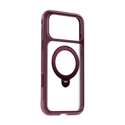 Apple iPhone 17 Pro Kılıf Wiwu AS-203 AeroShield Ultra Serisi M-safe Şarj Özellikli Airbag Tasarımlı Standlı Kapak - 44