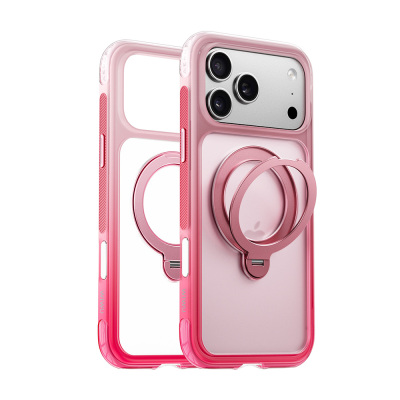 Apple iPhone 17 Pro Kılıf Wiwu AS-204 AeroShield Aurora Ultra Serisi M-safe Şarj Özellikli Airbag Tasarımlı Standlı Kapak - Wiwu