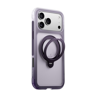 Apple iPhone 17 Pro Kılıf Wiwu AS-204 AeroShield Aurora Ultra Serisi M-safe Şarj Özellikli Airbag Tasarımlı Standlı Kapak - 13