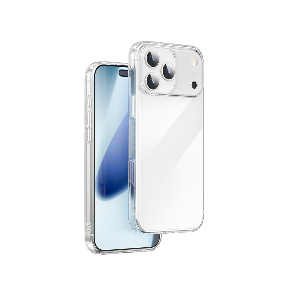 Apple iPhone 17 Pro Kılıf Wiwu YXK-206 Invisible Sert PC Kapak - Şeffaf