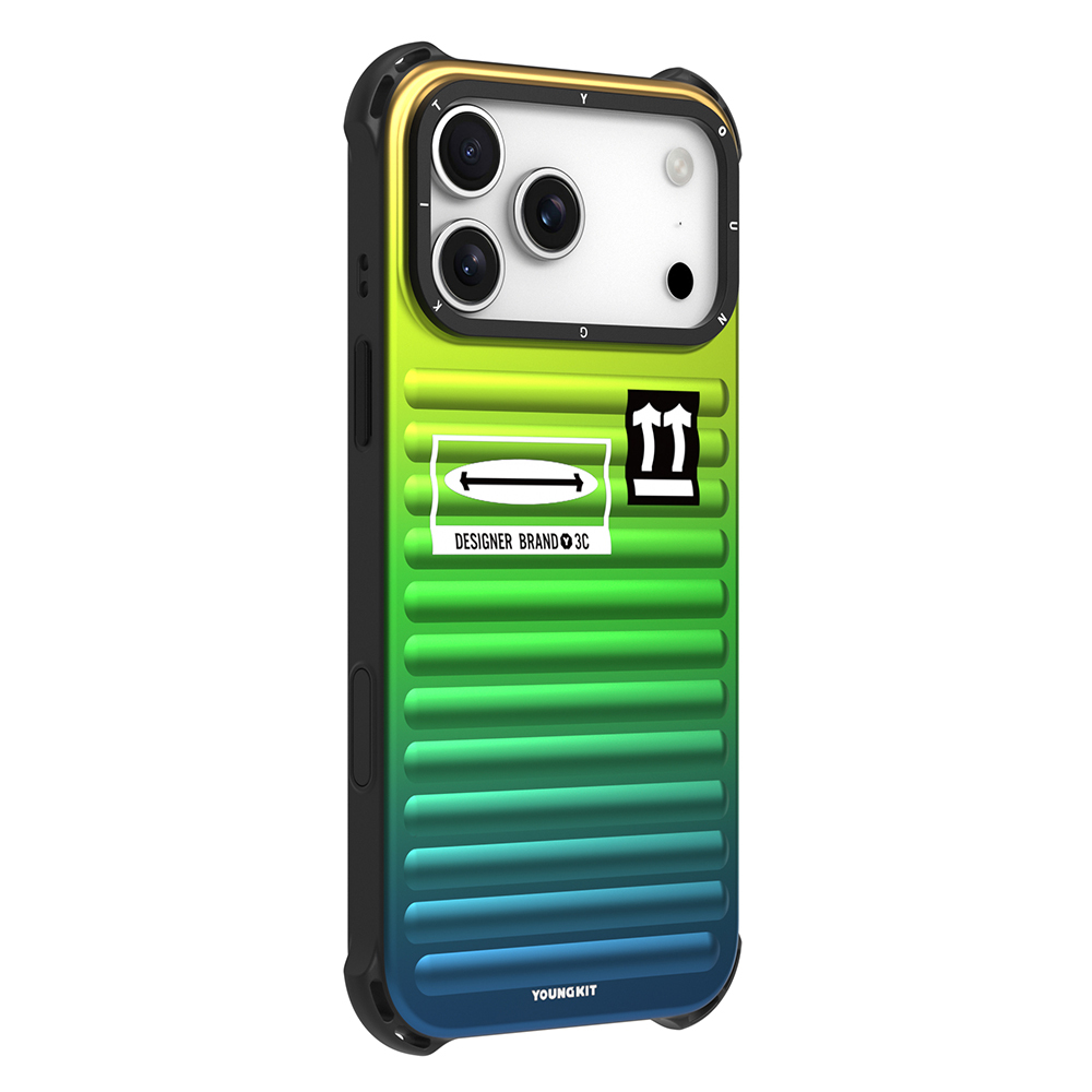 Apple iPhone 17 Pro Kılıf YoungKit The Secret Color Serisi Kapak - Yeşil