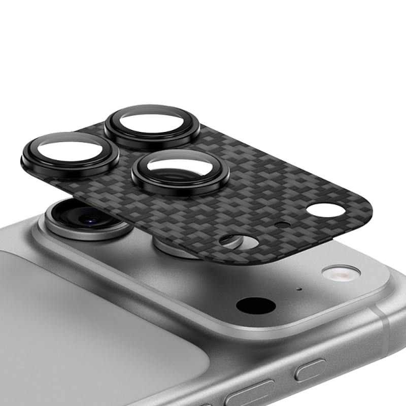Apple iPhone 17 Pro Max Benks ArmorWarrior ArmorGrid Serisi Kevlar Kamera Lens Koruyucu - 3
