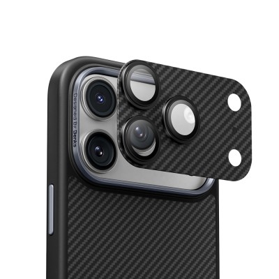 Apple iPhone 17 Pro Max Benks ArmorWarrior Serisi 600D Kevlar Kamera Lens Koruyucu - 4