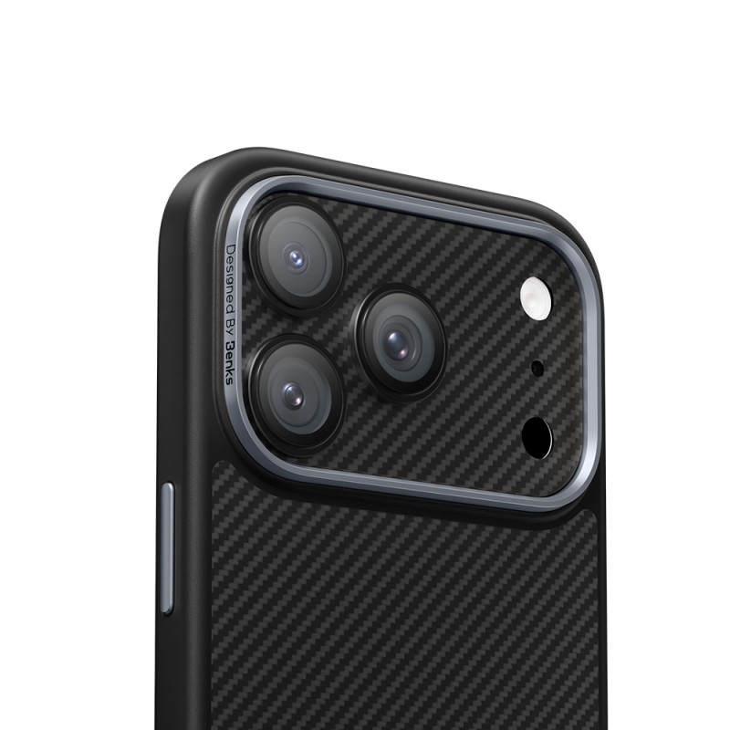 Apple iPhone 17 Pro Max Benks ArmorWarrior Serisi 600D Kevlar Kamera Lens Koruyucu - 5