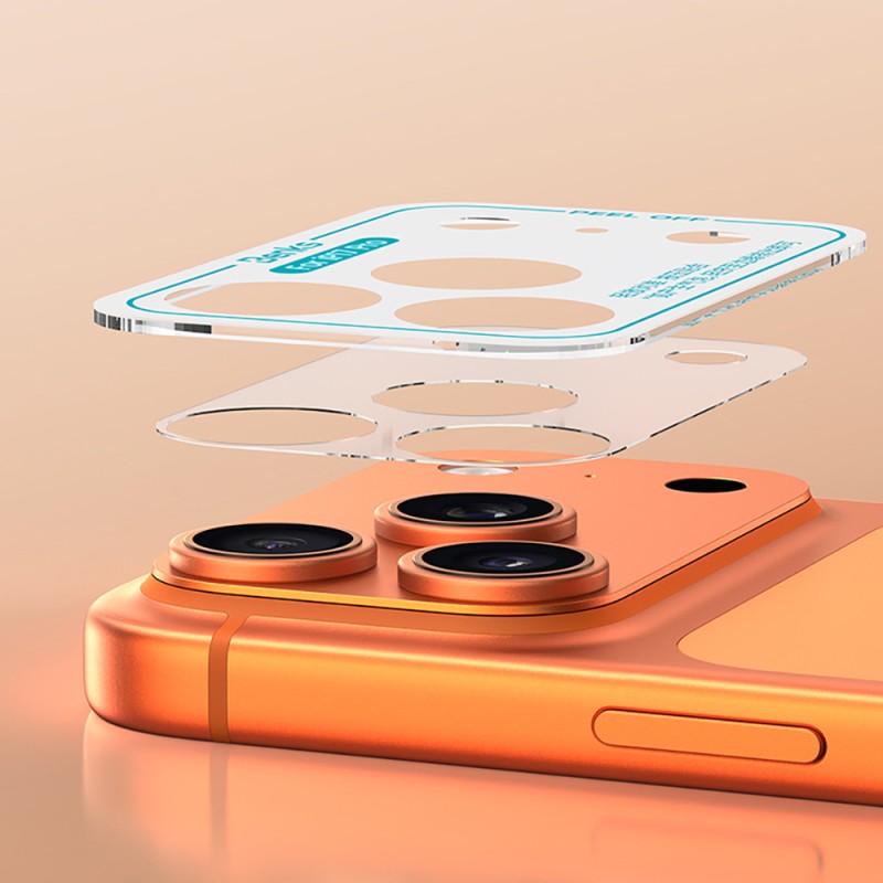 Apple iPhone 17 Pro Max Benks Çizilmelere Karşı Dayanıklı 0.35mm Mat Kamera Full Lens Koruyucu - 6