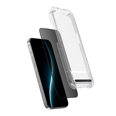 Apple iPhone 17 Pro Max Benks OmniWarrior Privacy Cam Ekran Koruyucu + Kolay Uygulama Aparatlı - Benks