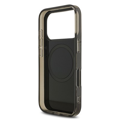 Apple iPhone 17 Pro Max Case AMG Original Licensed M-Safe Charging Feature IML Print Logo Double Layer Bow Lines Cover - 8
