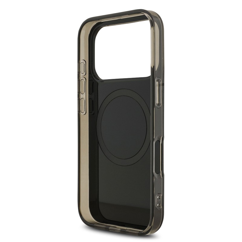Apple iPhone 17 Pro Max Case AMG Original Licensed M-Safe Charging Feature IML Print Logo Double Layer Bow Lines Cover - 8