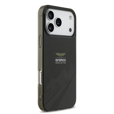 Apple iPhone 17 Pro Max Case Aston Martin Original Licensed M-Safe Charging Feature IML Print Logo Formula Design Cover - 5
