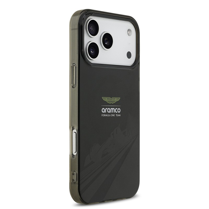Apple iPhone 17 Pro Max Case Aston Martin Original Licensed M-Safe Charging Feature IML Print Logo Formula Design Cover - 5