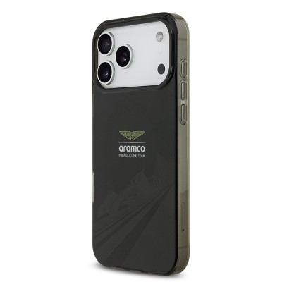 Apple iPhone 17 Pro Max Case Aston Martin Original Licensed M-Safe Charging Feature IML Print Logo Formula Design Cover - 6
