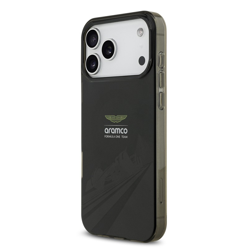 Apple iPhone 17 Pro Max Case Aston Martin Original Licensed M-Safe Charging Feature IML Print Logo Formula Design Cover - 6