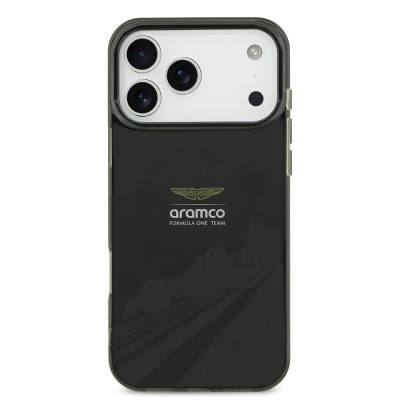 Apple iPhone 17 Pro Max Case Aston Martin Original Licensed M-Safe Charging Feature IML Print Logo Formula Design Cover - 3