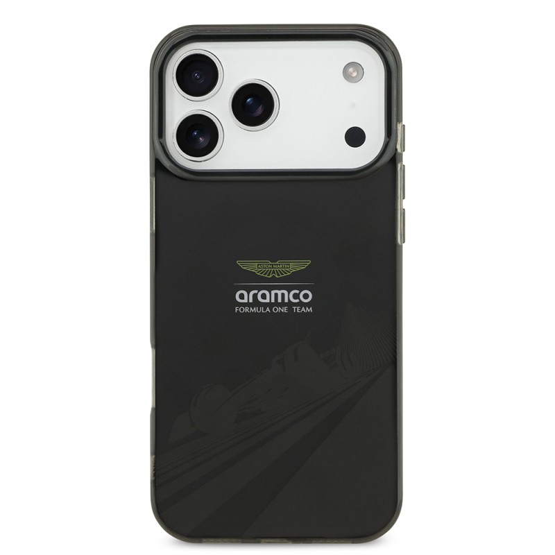 Apple iPhone 17 Pro Max Case Aston Martin Original Licensed M-Safe Charging Feature IML Print Logo Formula Design Cover - 3