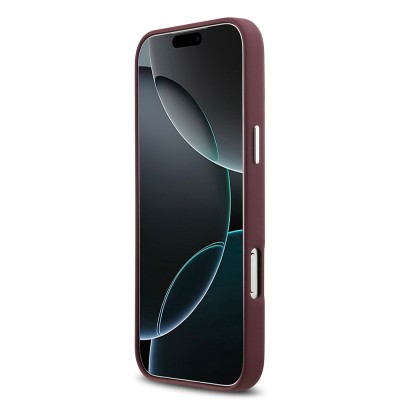 Apple iPhone 17 Pro Max Case BMW Original Licensed M-Safe Charging Feature Metal Logo Full Cover Leather Cover - 9