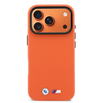 Apple iPhone 17 Pro Max Case, BMW Original Licensed, M-safe Charging Feature, Stand, Metal Camera Frame, M Logo, PU Leather Cover - 3