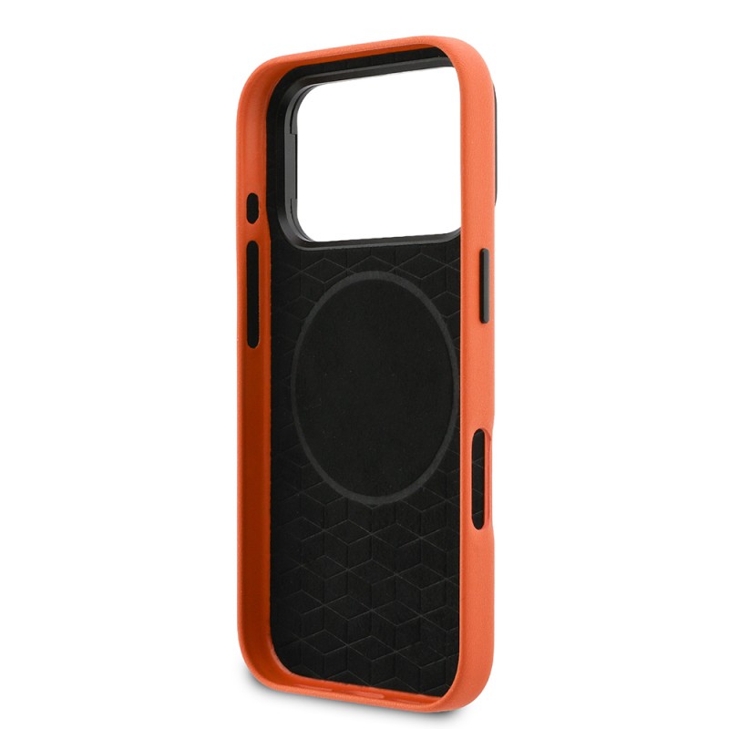Apple iPhone 17 Pro Max Case, BMW Original Licensed, M-safe Charging Feature, Stand, Metal Camera Frame, M Logo, PU Leather Cover - 7