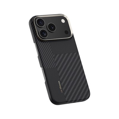 Apple iPhone 17 Pro Max Case Carbon Fiber Benks Montage ArmorAir Kevlar Cover with M-safe Charging Feature - 4